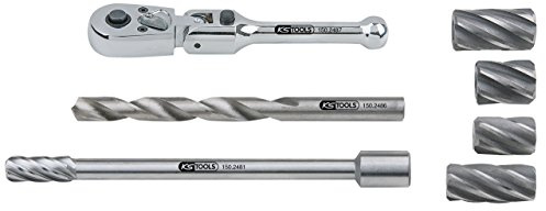 KS Tools 150.2480 ABS-Sensoren-Reibahlen-Satz, 7-tlg.