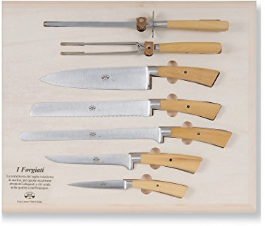 Coltellerie Berti - SU MISURA Trinciante Servizio CTP - Portacoltelli magnetico per coltelli forgiati