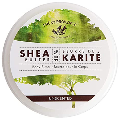 Pre de Provence Beurre De Karité Moisturizing Collection, Shea Butter Enriched Nourishing, Body Butter, 500 ML, Unscented