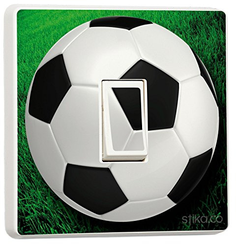 stika.co Pegatina de Vinilo para Interruptor de luz, diseño Decorativo, diseño de Pelota de fútbol