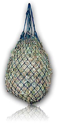 Pferdelinis Red de heno para Caballos ocupación para Caballos Red de heno de Malla Estrecha 5x5 Ideal para una alimentación Lenta 4-5kg