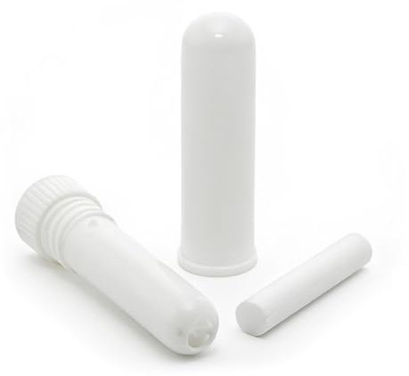 Stick inhalateur nasal - Tube inhalateur nasal avec Mèche Pour l'Aromathérapie - Préserve les propriétés de vos huiles essentielles - Accessoire de voyage et pour le quotidien