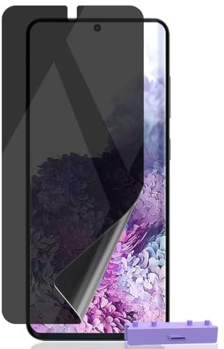 Zerrshoo 1 Stück Privacy Schutzfolie für Samsung Galaxy S20, Sichtschut TPU Folie [ ist Nicht Glas ], Anti-Spy, Leicht Installation, Full Screen, Kratzfest, Hohe Empfindlichkeit Displayfolie