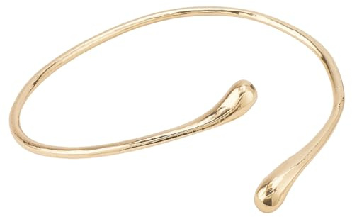 CABODYALS Goldene Teardrop Manschettenarmbänder Armreif Boho Sommer Strand Vintage Offener Trendiger Ring Mehrlagig Bohemian Gothic Punk Manschettenarmband Für Frauen Strände Partys Kleider Dekoration