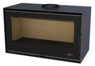 BRICOSOL ESTUFA DE LEÑA CON TURBINA VERSIÓN FRONTAL MODELO BIMBA-70