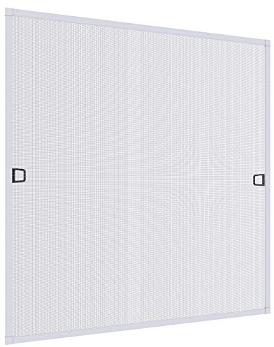 Windhager Marco de sujeción para ventana de protección contra insectos, de aluminio, blanco, 100 x 120 cm, 04309
