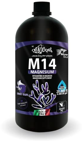 Haquoss M14 Magnesium magnésium Liquide pour Aquariums de barrière, 1000 ML