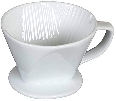 SeleXions Porzellan Kaffeefilter 1 x 4 für 6-12 Tassen