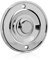 Byron DBW-21073 Klingelknopf – Unterputzmontage – Silber/Chromoptik