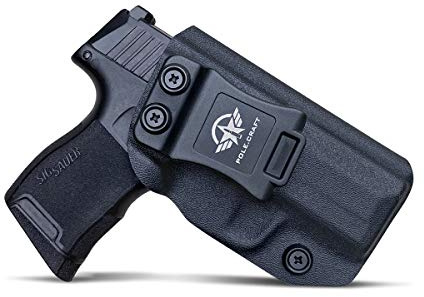Sig P365 Holster IWB Kydex for Sig Sauer P365 / P365 SAS / P365 X Pistol - Inside Waistband - Sig Sauer P365 Gun Accessories - Sig 365 X / 365 SAS Holster (Black, Right Hand Draw)
