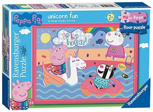 Ravensburger Peppa Pig Einhorn Fun My First 16-teiliges Puzzle für Kinder ab 2 Jahren – Spielzeug und Aktivität für Kleinkinder