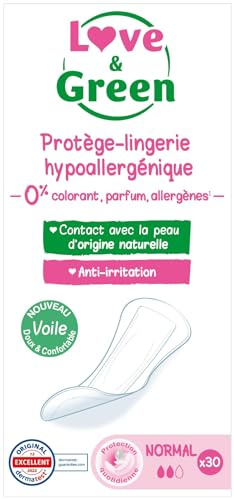 Love & Green Hypoallergene Slipeinlagen, 0% 30 Stück