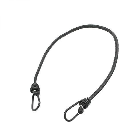 Linxor - Lot de 10 tendeurs sandows élastiques avec 2 Crochets - 5 Tailles de 40 à 150 cm - Noir