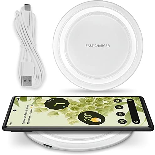 QI Wireless Ladestation kompatibel mit Google Pixel 10 9a 9 8a 8 7 6 5 4 7a Pro XL Fold Kabellos Charger 15W Induktives Universal Ladematte Schnellladegerät