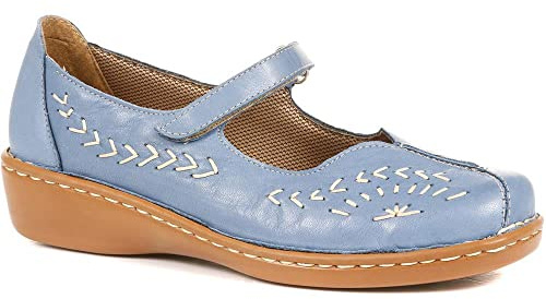 Pavers Womens Touch-Fasten Mary Janes | All Year Round | Touch Fastening Shoe