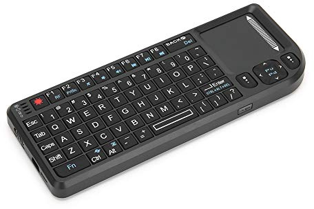 Clavier sans fil, Mini clavier sans fil K808 Fonctionnement neutre avec pavé tactile à bouche 2.4G Fonctionnement flottant, ergonomique silencieux, pour ordinateur PC, Smart TV, ordinateur portable
