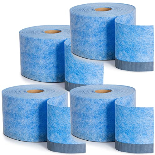 HALBAU 100m Wannendichtband HN05 selbstklebend, Fugenband Bad, Dichtungsband Badewanne, Dusche, Sanitär Dichtungsband für Balkontüren