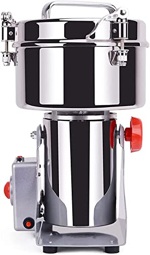 Macinacaffè elettrico 1500G Macinacaffè elettrico Tipo altalena Macinacaffè in polvere ad alta velocità in acciaio inossidabile per cucina Caffè alle erbe spezie Pepe per uso domestico e professional