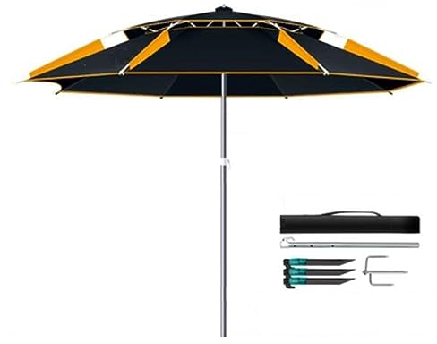 FLIPP Outdoor-Angelschirm, universeller Faltbarer Outdoor-Sonnenschirm, Sonnenschutz und UV-Schutz-Sonnenschirm, doppelschichtiger, atmungsaktiver Regenschirm