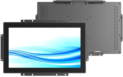 GreenTouch 15.6 Inch Industrial TFT LCD Monitors, Open Frame Capacitive Touch Screen Monitor All in one PC Intel Core I7 RAM 16G & ROM 256G for self-Service Kisok