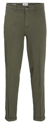 Jack & Jones Jpstace Jjcarter Chino, Oliva impolverato, 33W x 32L