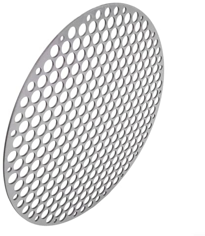 Hasaller Rundes Grillnetz, Edelstahl, rundes Grillnetz, Mehrzweck-Grillschale, Edelstahl, Kreuzdraht, rundes Dampfkühlgitter (22 cm), 1HGN8KXC79U5MUEV2KPLVVE81J