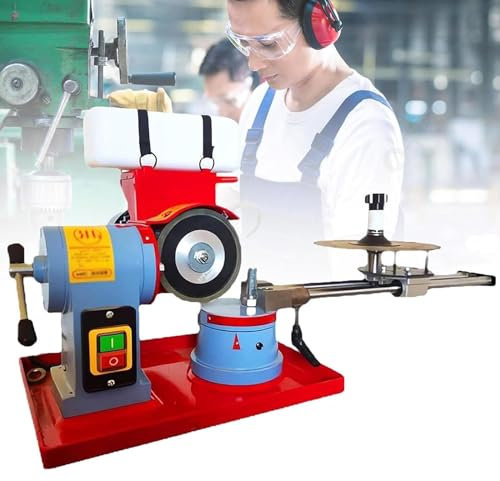 DPLXFPP Electric Circular Saw Blade Sharpener, Multi Tool Blade Sharpener, Dry Wet Circular Saw Blade Sharpener 2850rpm Saw Blades Polishing Machine Carbide Tips Sharpening Tool,250W