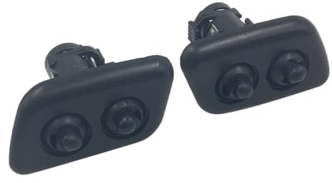 Hajus 9591060 2x Wascherdüse Spritzdüse Stossstange Xenonscheinwer Vorne Links Rechts 61678360661 61678360662 kompatibel mit BMW 5er E39