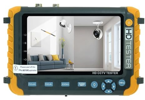 Tester per monitor CCTV IV8W CCTV Tester For Telecamere Monitor 8MP ADH CVI TVI CVBS 4 Ins 1 Telecamere HD Tester Coassiale DC12V Potenza Di Uscita CCTV Tester Strumento Di Test