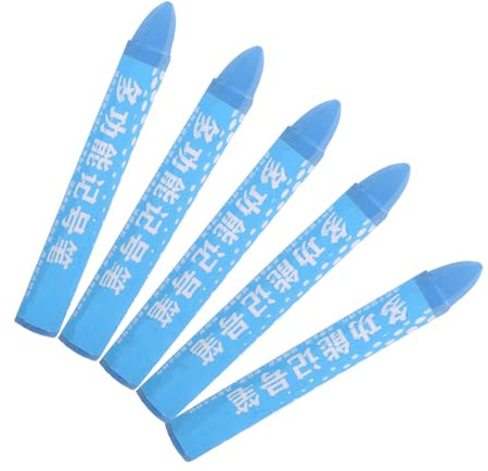 CVUTOVO Rotuladores Para Marcar Neumáticos De Coche 5 Piezas Crayón Resistente Multicolor Para Marcaje Temporal Mantenimiento Automotriz Profesionales Uso Automóviles y Motocicletas