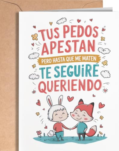 Greeting Cards for Everyone Tarjeta de Aniversario para Hombre, Mujer - Tarjeta de Aniversario Graciosa para Marido, Novio, Novia - Regalo, Tarjeta de San Valentín para Pareja - EU 177