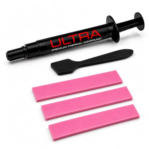 THERMAL HERO Laptop Cooling Kit - Ultra 3g Thermal Paste & 3X NEO Thermal Pads 80×22mm in 0.5/1.0/1.5mm for Laptop & SSD