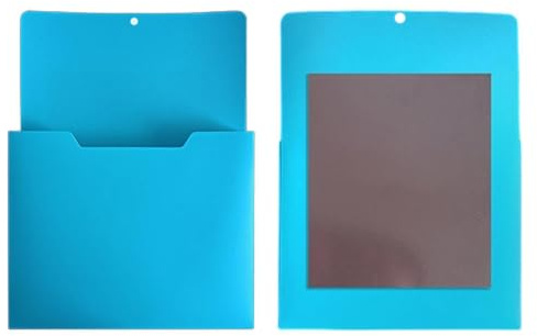 Magnetisk filhållare 2-delad halkfri dokumentförvaring organisatör | Magnetisk pappershållare för hem skåp skåp arbete kylskåp kontor klassrum skrivbord