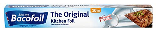 Bacofoil Original Kitchen Foil, Versatile, Tear-Resistant, 30cm x 10m