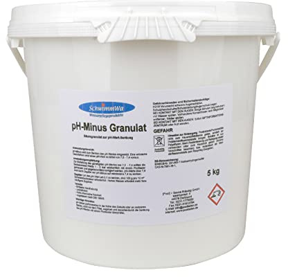 SchwimmWa pH Minus Granulat pH Senker Granulat für Pool + Spa 5,0 kg