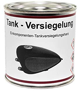 Wagner Tankversiegelung - Einkomponenten Polyurethanharz, Ethanolfest | Tank Versiegelung Innen Bietet Rost- & Korrosionsschutz für Stahl-&Kunststofftanks | Tankversiegelung Motorrad, 250ml für 30L