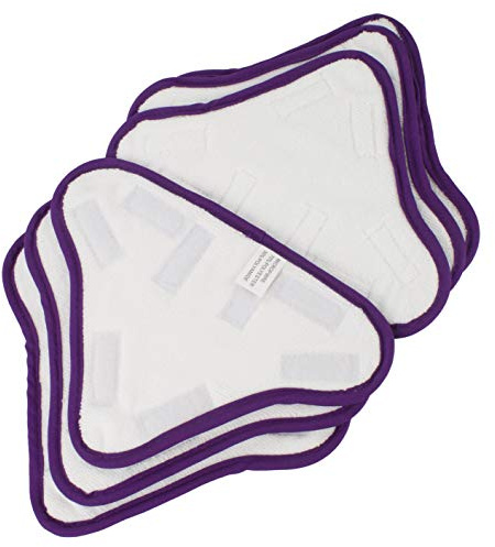 LTWHOME Washable Steam Mop Microfibre pads Fits Steam Mop H2O H20 X5 Model (Pack of 12)