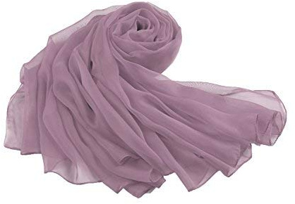 Flora Chiffon Bridal Bridesmaid Shawl Prom Wrap Draping Stole,90 L (Dusky Pink)