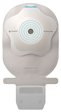 SenSura Mio Concave Ostomy Pouch Drainable 3/8 to 2-3/8 Inch Stoma 1pc System 18341, 10 Ct