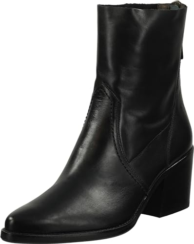 Paul Green Damen Stiefelette, Frauen Ankle Boots,reißverschluss,Bootee,Booties,halbstiefel,Kurzstiefel,uebergangsschuhe,Schwarz (Black),39 EU / 6 UK