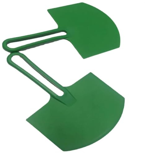 GAJUST Espátula de Masilla de plástico Curvada, Herramienta raspadora de Pintura Flexible for calcomanías, Papel Tapiz, Parches de Paneles de Yeso, Piezas de reparación, mejoras for el hogar, 2 uds.