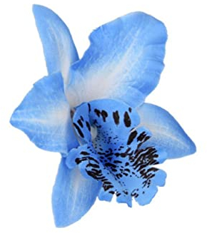 TOPBATHY 20stücke Künstliche Orchideen-blütenköpfe Blaue Seidenblumen Für Hochzeitsdekoration Bastelprojekte Haarschmuck Und Mehr Realistische Farbenfrohe Kunstblumen Für Jeden Anlass