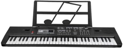 ZCSYWV Piano Tastiera Elettrico, 61 Tasti Musica Digitale Tastiera Elettronica Tastiera Regalo Piano Elettrico Regalo Strumento educativo precoce for Bambini
