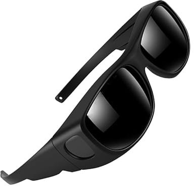 Gafas de protección ocular de alta eficiencia, gafas seguras sobre gafas, protección de múltiples espectros, 156 mm