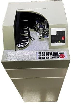 Registrierkasse für Kleinunternehmen, Devisenzähler Vertikaler Banknotenzähler mit Vakuum for mehrere Währunn, bankspezifischer kommerzieller Registrierkassenzähler für Einzelhandel, Restaurant, Super