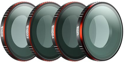 Freewell Standard-Tagesfilter-Set für Insta360 GO Ultra | ND8, ND32, ND64 und CPL-Filter für verbesserte Belichtungskontrolle und reduzierte Reflexionen
