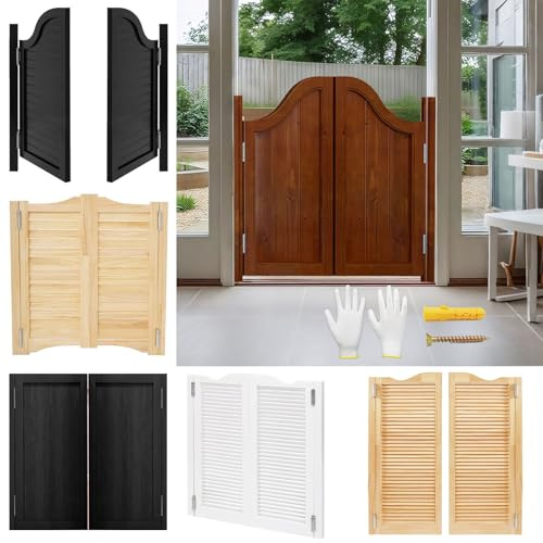 Porte A Battente per Bar, Porta A oscillanti per Interni, Porta Saloon in Massello, Porte Divisoria del caffè Porte A Mezza Vita per Cucina, Scale, Camera da Letto