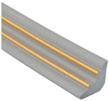 Rivestimento per battiscopa, rivestimento pareti Adesivo da parete 3D autoadesivo angoli interni Nastro modanatura Battiscopa Soffitto Bordo interno strisce Decorazioni la casa 2m 35mm