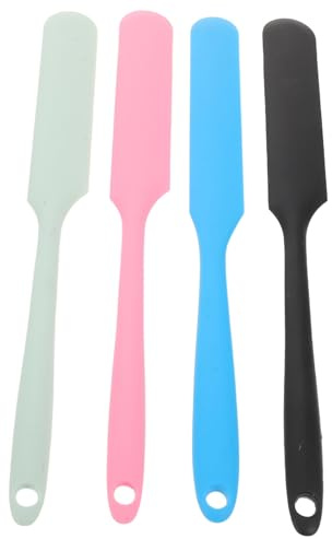Gogogmee 4 Stück Wachsspatel aus Kunststoff Wachsapplikatoren für Körper Gesicht und Augenbrauen Handliche Wachsstäbchen zur Präzisen Haarentfernung und Glatten Haut Wiederverwendbar