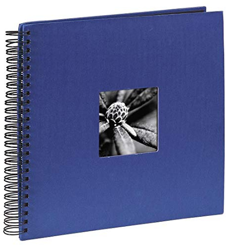Hama | 36 x 32cm Fine Art Spiral Album | 50 Black Pages | Blue